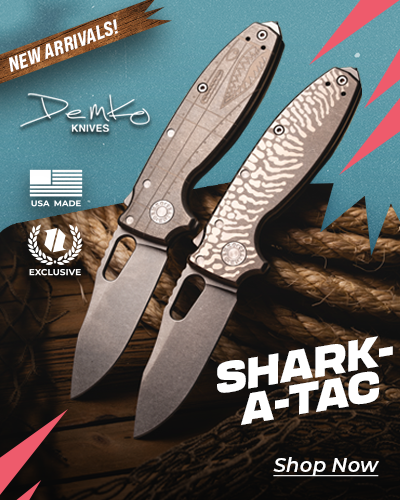 New Demko Shark-A-Tac Knvies! Blade HQ Exclusives